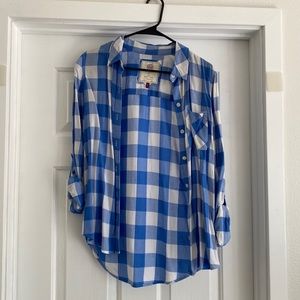 Blue Flannel Shirt